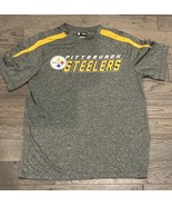 Pittsburgh Steelers NFL TEAM Apparel Gray Activewear T-Shirt -Men&#39;s Size... - $18.38 CAD