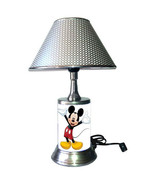 Mickey Mouse desk lamp with chrome finish shade - £34.75 GBP