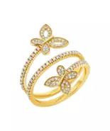 Diamond Double Wrap Butterfly Ring - $2,800.00