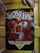 Korn Poster Self Incineration October 6 1996 - £52.85 GBP