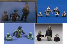 1/35 Big Set Resin Model Kit Soldiers WW2 Tank Crews Unpainted - $61.48