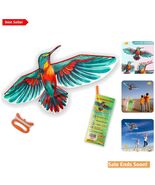 Colorful 3D Bird Kite - Easy to Assemble, Includes 200 ft String, 59" Size - $35.59