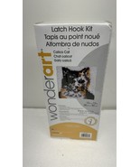 Wonder Art Latch Hook Kit Calico Cat 12”x12” (Sealed) Crafts Crafting An... - $344.71 MXN