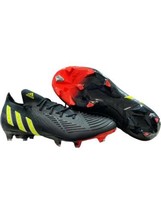 adidas Predator Edge .1 Low FG Black/Yellow Volt Soccer Cleats GW1023 Me... - £104.01 GBP