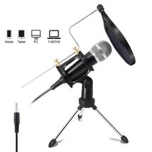 Condenser Microphone For Mobile Phone PC Laptop - £45.46 GBP