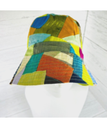 Patchwork Boho Country Bucket Hat Scrap Stitched Fabric Adult Color Block - £31.44 GBP