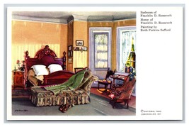 Lot of 5 Home of Franklin D Roosevelt Home Paintings Hyde Park NY Postcards P23 - £8.50 GBP