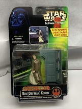 Star Wars The Power Of The Force Ben Kenobi Obi-Wan Action Figure Kenner LG - $19.80