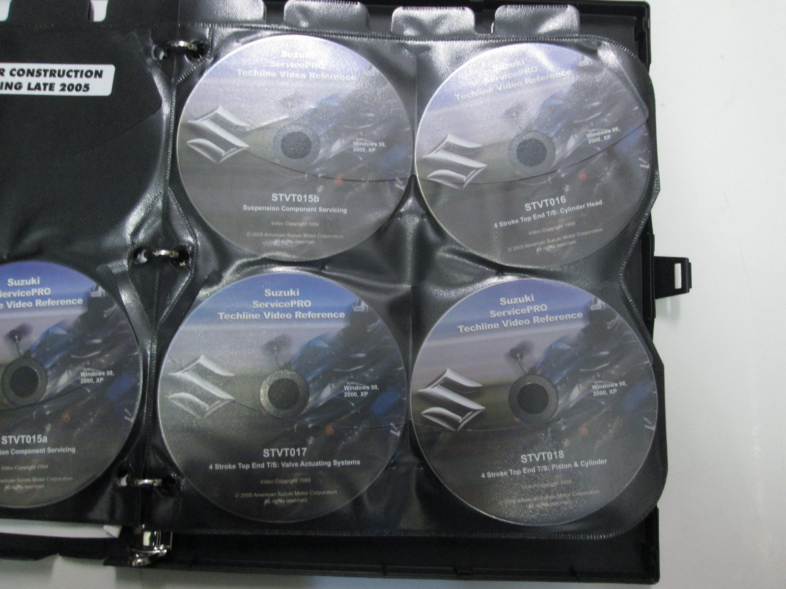 2006 2007 Suzuki ServicePRO Techline Video Reference CD DVD 4 Stroke SET FACTORY Item image 7