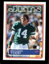 1983 Topps #353 Richard Todd Exmt Ny Jets *X37494 - £1.34 GBP