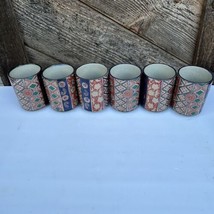 Set Of 6 Antique Imari Japan Vintage Teacups (possibly reproductions) 4”... - $37.62