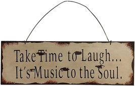 Rustic Metal Sign Decor with Saying Distressed Metal Plaque Hanging Wall Art Sig - £11.07 GBP