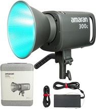 Aputure Amaran 300c RGB COB Video Light Bowen Mount,300w Photography Lighting Ki - £824.01 GBP