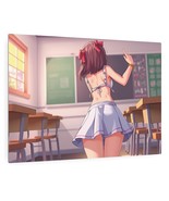 Unique School Girl Waifu - Premium 8&quot; X 12&quot; Metal Print, Gift, Anime Wal... - $19.79