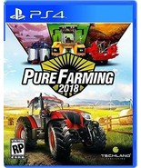 PURE FARMING 2018 PS4 NEW! GROW CROPS, WORLD FIELD COUNTRY, TRACTOR, SIM... - £10.82 GBP