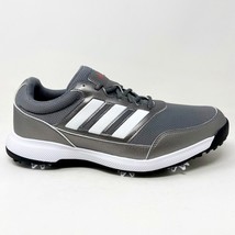Adidas Tech Response 2.0 Iron White Scarlet Mens Wide Width Golf Shoes E... - $57.95