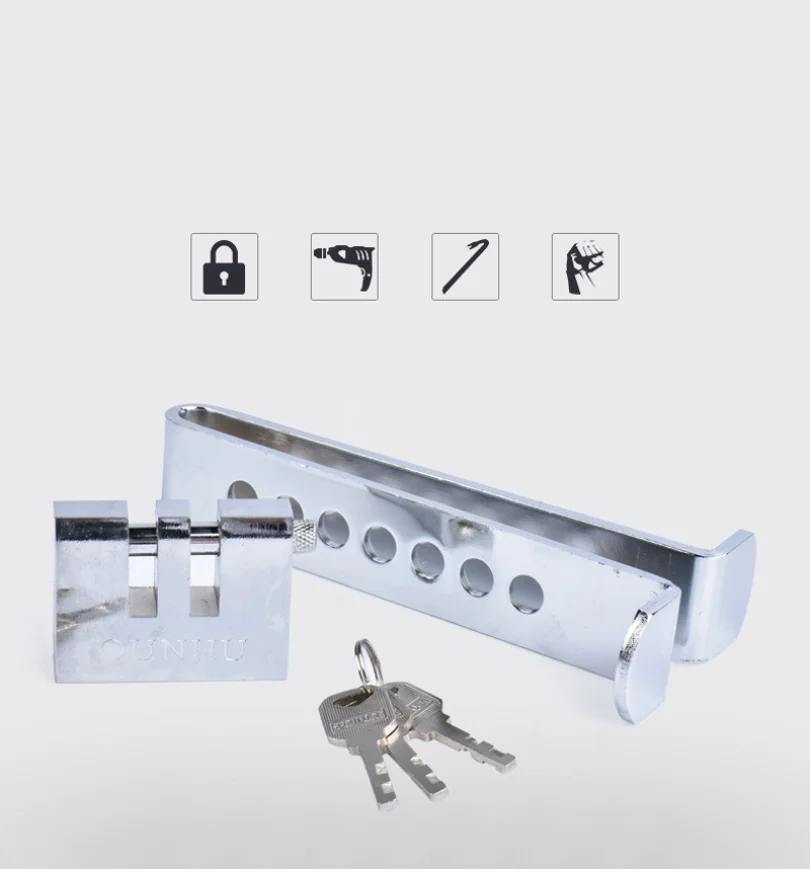 Universal Car Clutch Lock and Brake Pedal Lock Set - £32.05 GBP