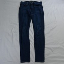 Express 4 Ultimate Mid Rise Legging Dark Wash Stretch Denim Jeans - £11.54 GBP