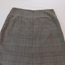 Worthington Women's Gray Plaid Back Zipper Skirt Size 16 Measured Waist 36" image 8