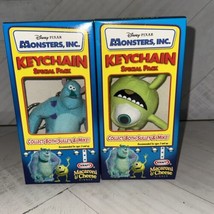 Disney Pixar Monsters Inc Mike &amp; Sulley Keychain Set Kraft Mac &amp; Cheese Vintage - £12.98 GBP