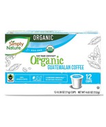 Simply Nature Organic Guatemalan Light Roast Coffee Pods, 12ct Keurig Compatible - $13.88