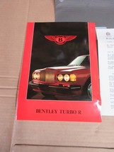 Vintage Bentley Turbo R Dealer Advertisement Sales Brochure  C9 - $92.36