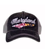 Maryland Flag Script Mesh Back Embroidered Cap Hat NEW Fast Free Ship - $24.95