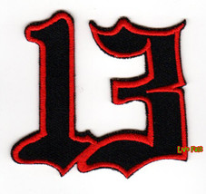 LUCKY 13 PATCH EMBROIDERED BIKER MC LUCKY 13 PATCH MOTORCYCLE BIKER PATCH - £4.70 GBP