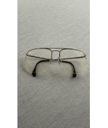 Vintage Silhouette M7011 Silver Pilot Half-Rim Sunglasses Austria FRAMES... - $29.67