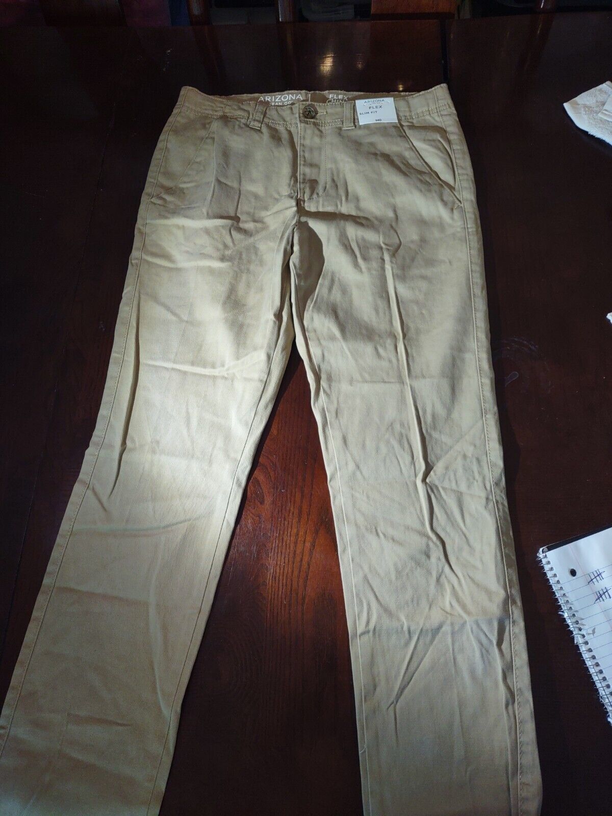 Primary image for Arizona Boys Size 16 Regular Flex Khaki Pants