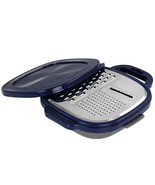 Oster Flat Bluemarine 3 Piece Grater and Container Set in Navy - $1,098.84 MXN