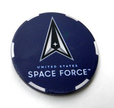 SPACE FORCE USSF POKER CHIP CHALLENGE COIN 1.75 NEW IN CASE - £7.95 GBP