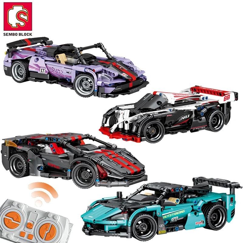 Sembo Technical Rc Car App-Controlled Racing Sports Car Building Kits Blocks - £41.74 GBP+