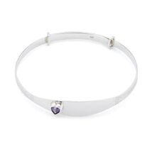 MiChic Children's Febuary Silver Childs Birthstone Expanding Identity Ba... - $126.00