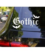 Gothic Bats Stars Sparkle Diamonds Waterproof Vinyl Decal Sticker Spooky... - $3.91+