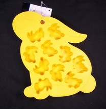 Bunny rabbits silicone mold ice cubes candy chocolate Yellow Easter - £3.96 GBP