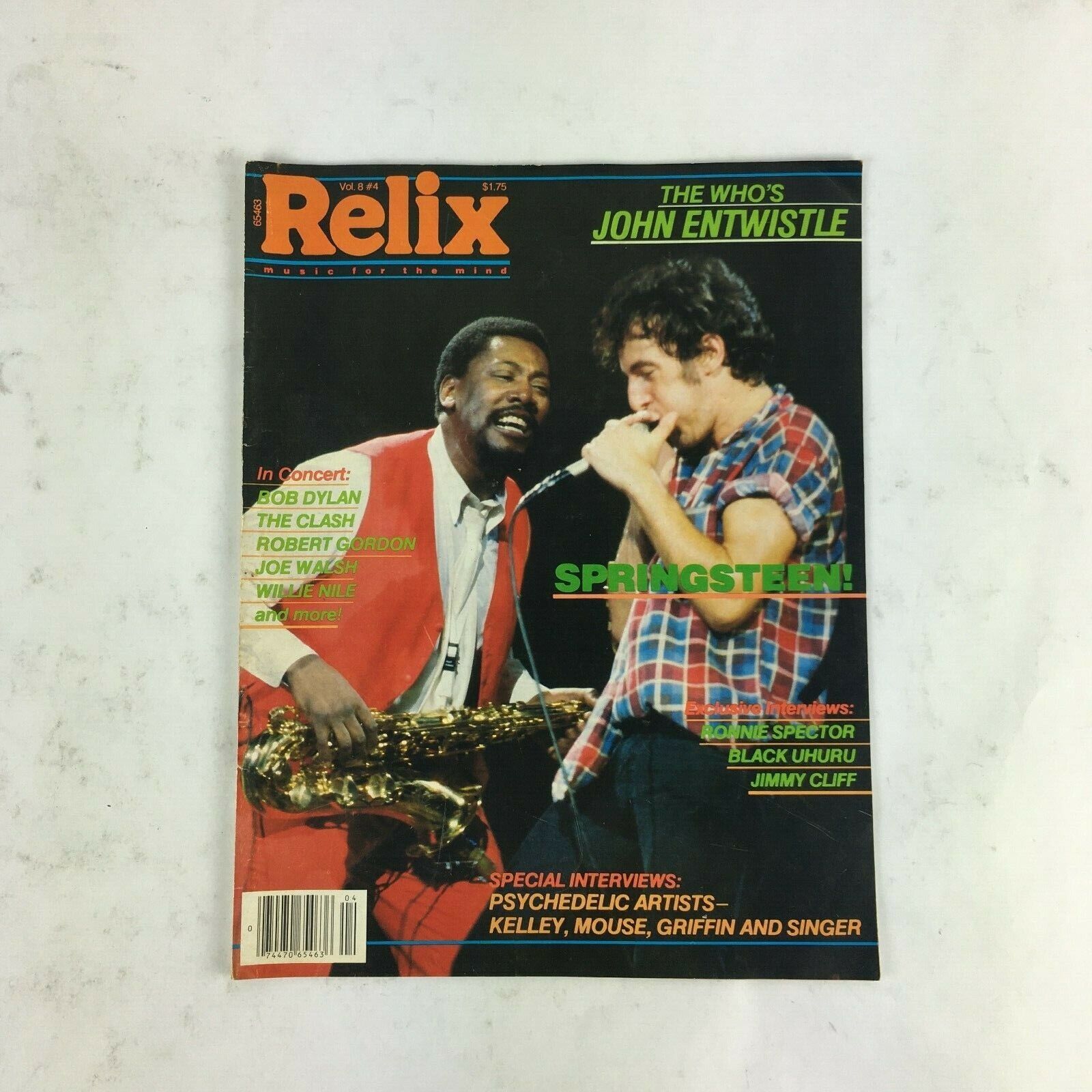 Primary image for Relix Vol. 8 Magazine The Who's John Entwistle Springsteen! Ronnie Spector