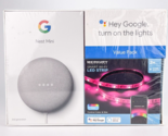 Google Nest Mini 2nd Gen Merkury Innovations Smart LED Strip Light New C... - $38.65