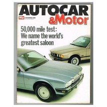 Autocar &amp; Motor Magazine 2 November 1988 mbox1625 50,000 mile test: We name... - £3.85 GBP