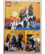 LEGO SYSTEM 6075 CASTLE WOLFPACK TOWER INSTRUCTION MANUAL ONLY BOOKLET - £18.78 GBP