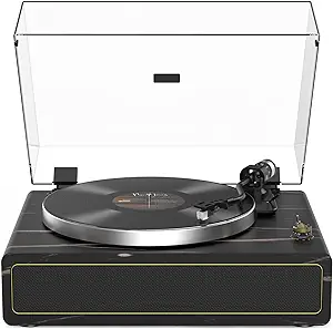 Turntable Record Player With Built-In Speakers, Vinyl Record Player Supp... - $389.99