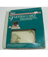 NEW!! WOODS 9&#39; FT RS232 9-Pin DB9 Female to 25-Pin DB25 Male MODEM CABLE!! - $9.99