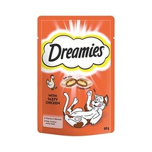 Dreamies Cat Treats with Chicken, 60 g - Pack of 8  - $22.00