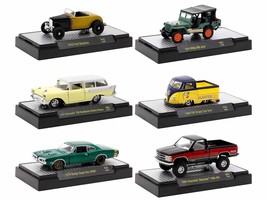 Auto Meets Set of 6 Cars in Display Cases, Release 82 - Limited Edition 1/64 Die - $65.57