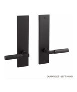 Satcher Solid Brass Dummy Entrance Set with Knurled Lever Handle Satin B... - $149.99