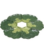 Gourmet Kitchen Ceramic Broccoli Steak Shaped Collage Serving Plates Set... - $46.17 CAD