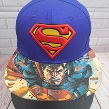 Superman DC Comics Men&#39;s Snapback Hat Embroidered Adjustable - $173.95 MXN