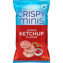 6 Bags of Quaker Crispy Minis Ketchup Flavor Rice Chips 100g Each -Free shipping - $34.83