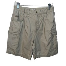 Columbia Sportswear Shorts Men&#39;s Khaki Chinos Hiking Camp Active Size 30 X 8 - $14.77