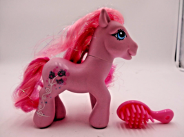 My Little Pony G3 Cutie Cascade Tulip Twinkle Horse Glitter Tinsle with Brush - $13.86